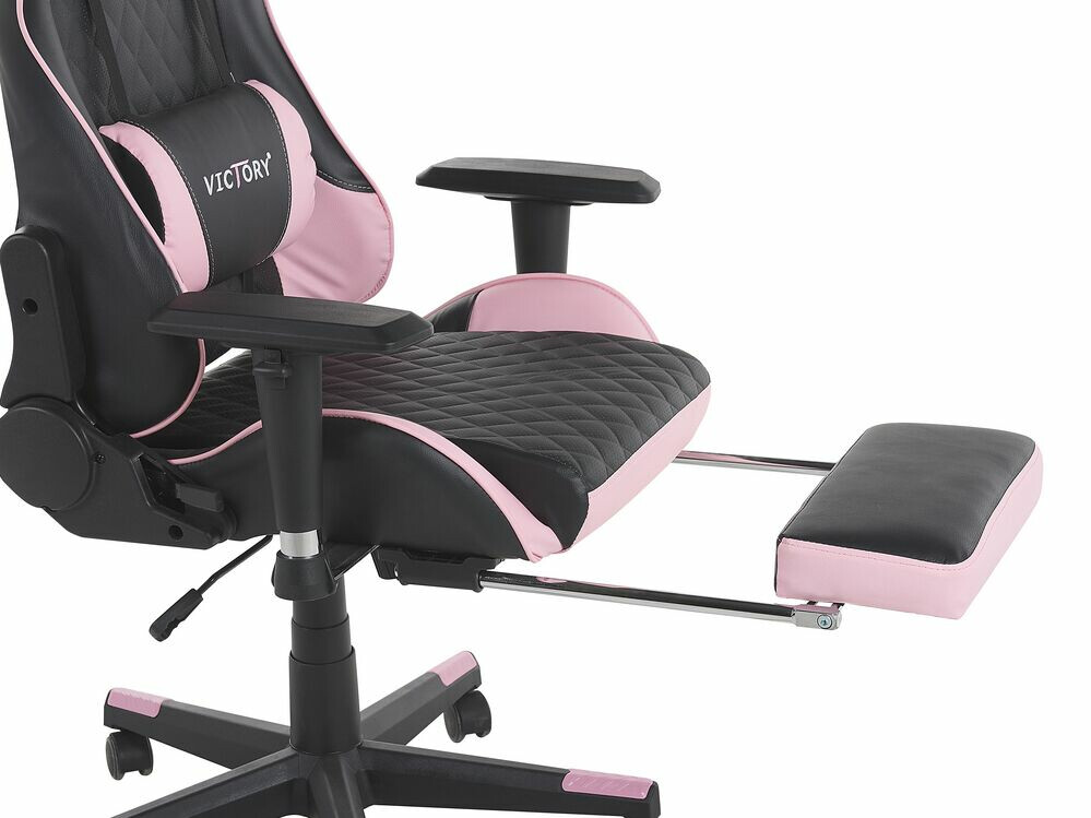 Игровое кресло Berwyn 183 (Чёрный + Розовый)