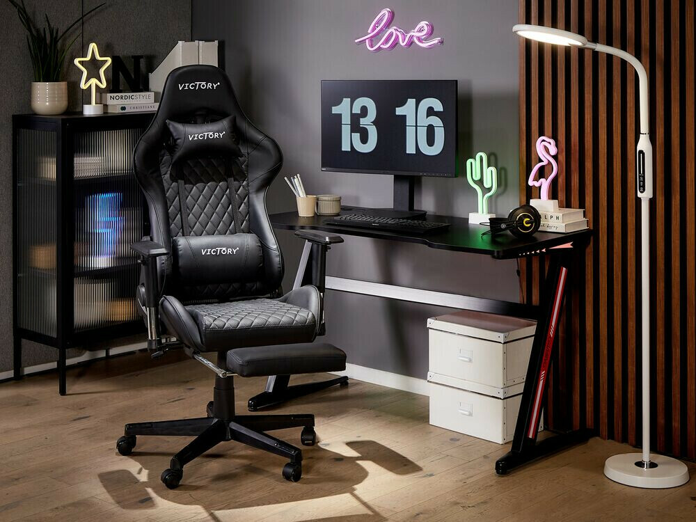 Spēļu krēsls Berwyn 183 (Melns)