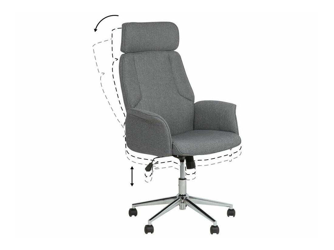 Biroja krēsls Berwyn 217 (Pelēks)