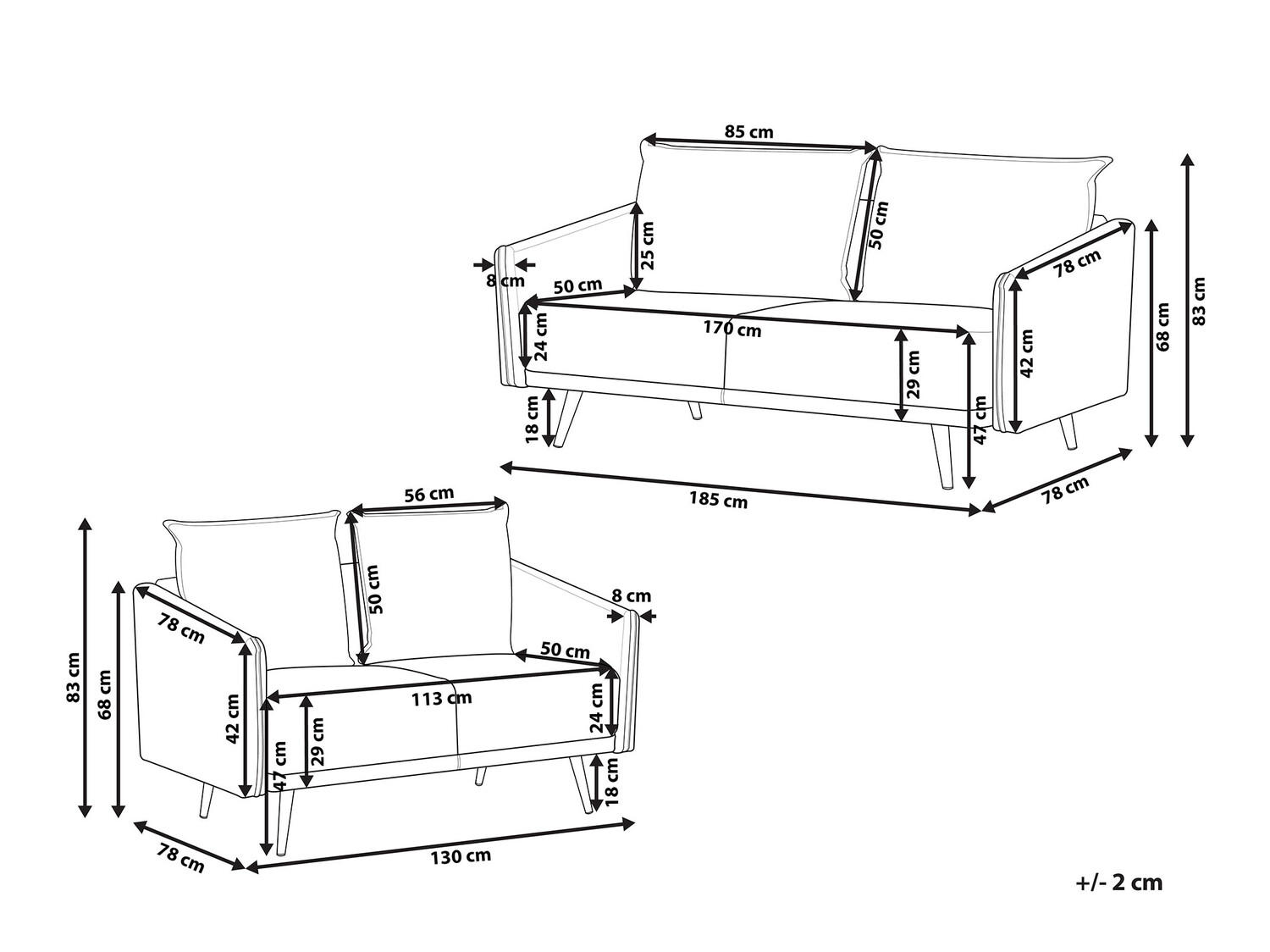 Комплект мягкой мебели Berwyn 206 (Зелёный + Золотой)
