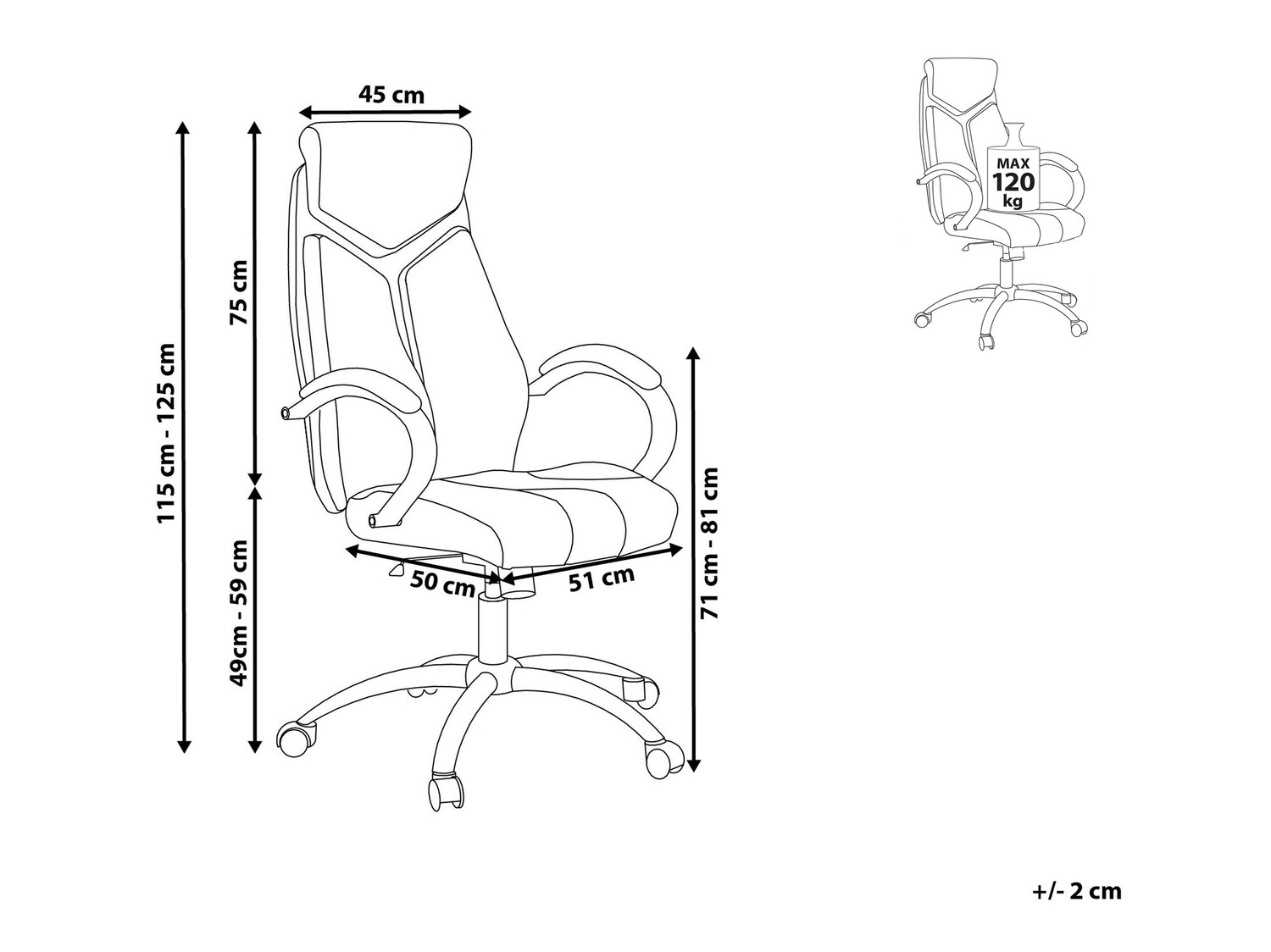 Офисный стул Berwyn 201 (Коричневый)