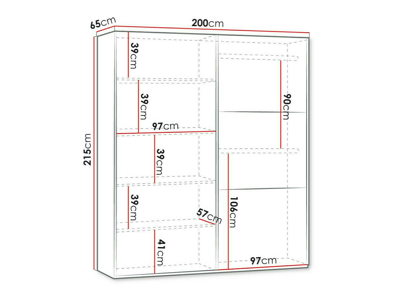 Skapis Honolulu 125 (Pelēks)
