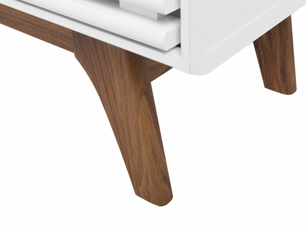 ТВ тумба Berwyn 210 (Белый + Темное дерево)