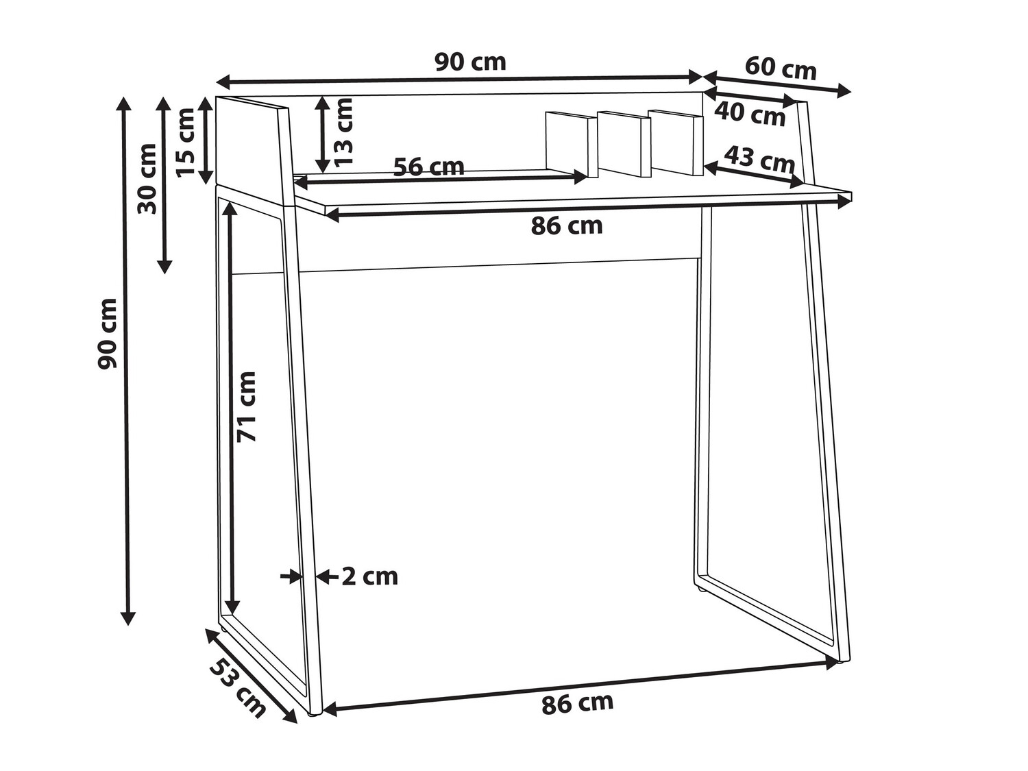 Письменный cтол Berwyn 240