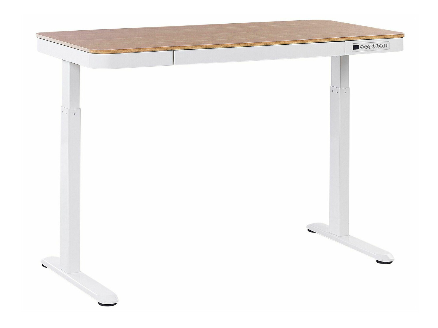 Rakstāmgalds ar regulējamu augstumu Berwyn 224 (Balts + Gaišs koks)
