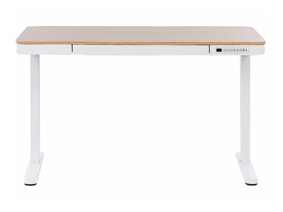 Rakstāmgalds ar regulējamu augstumu Berwyn 224 (Balts + Gaišs koks)