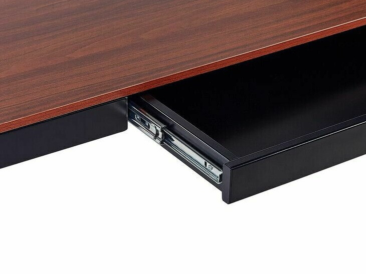 Rakstāmgalds ar regulējamu augstumu Berwyn 224 (Melns + Tumšs koks)