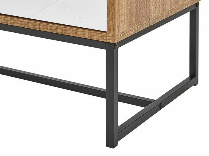 Шкафчик Fiotivu 100 (Белый + Чёрный + Светлое дерево)