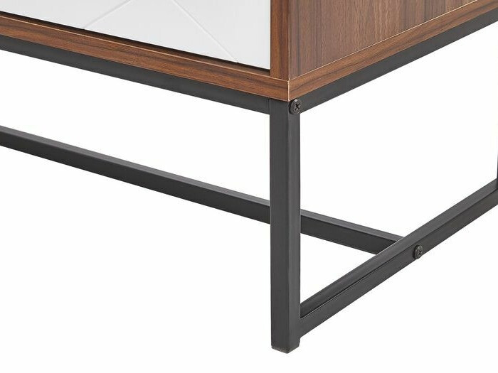 Шкафчик Fiotivu 101 (Белый + Чёрный + Темное дерево)