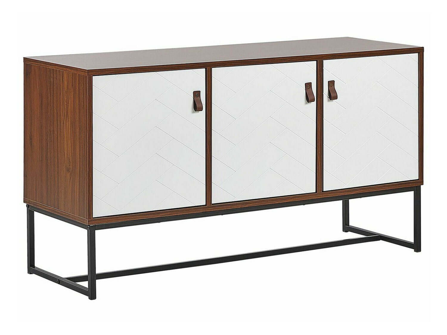 Шкафчик Fiotivu 101 (Белый + Чёрный + Темное дерево)