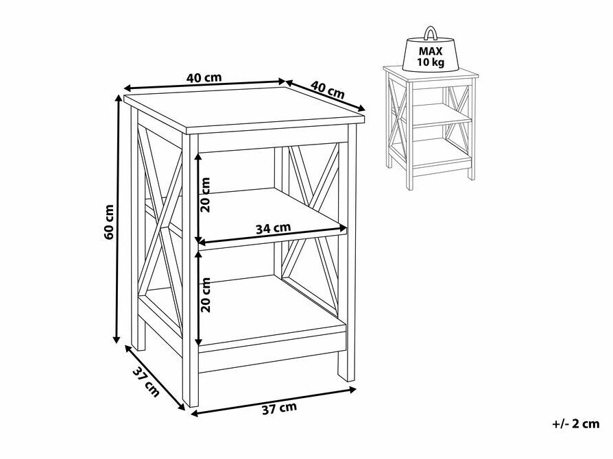 Кофейный столик Cateti 103 (Белый)