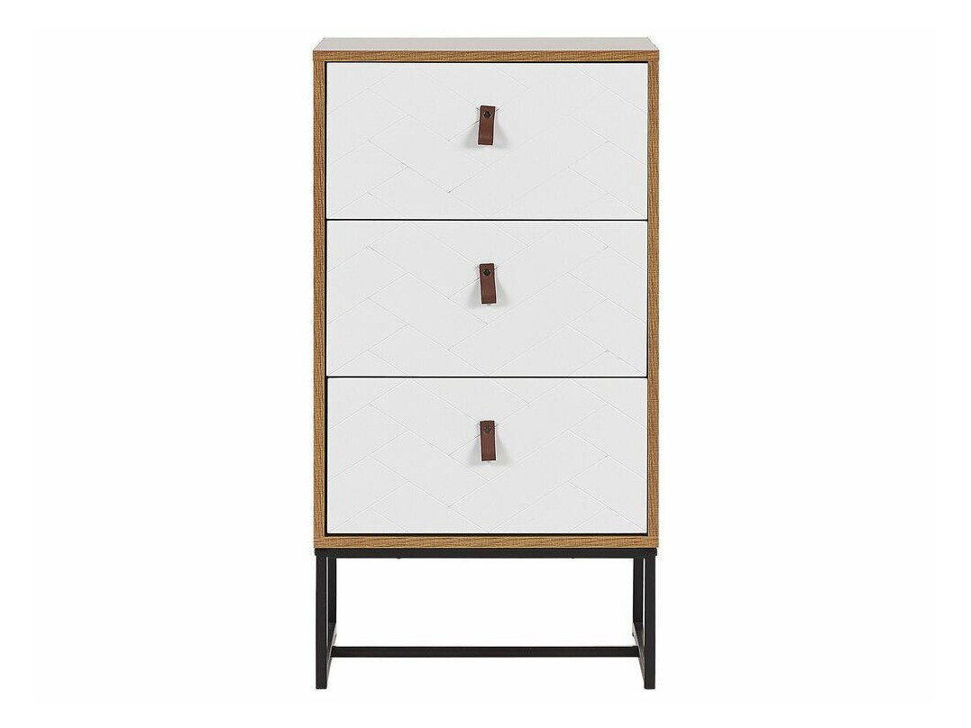 Kumode Fiotivu 103 (Balts + Melns + Gaišs koks)