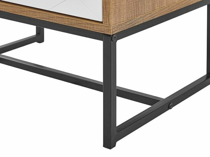 Kumode Fiotivu 103 (Balts + Melns + Gaišs koks)