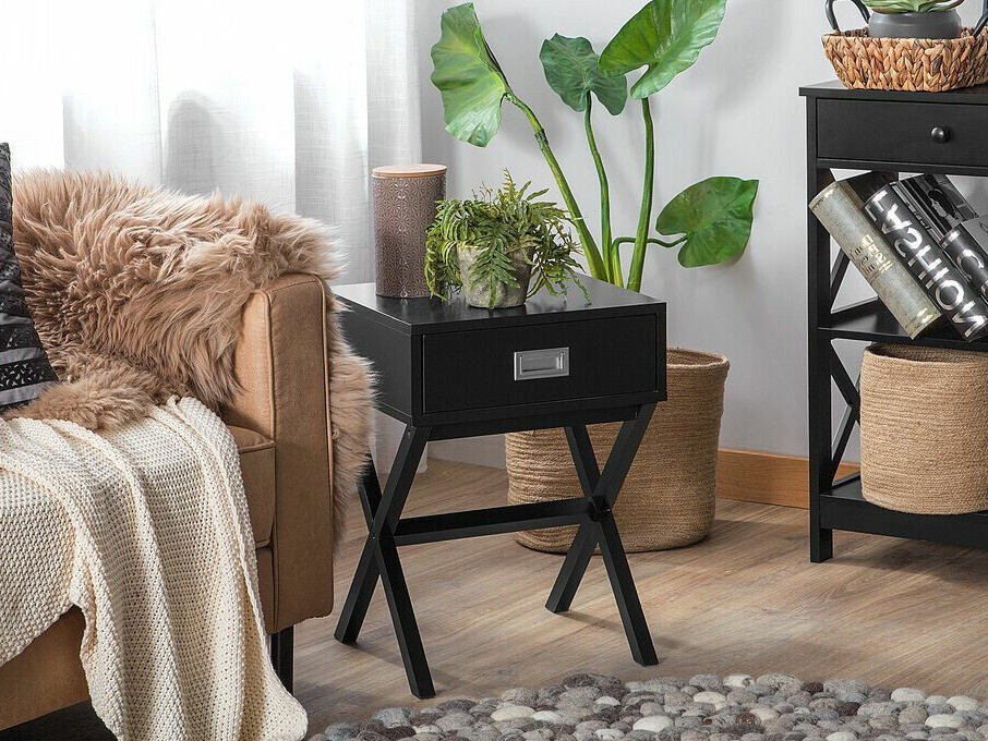 Прикроватная тумбочка Berwyn 265 (Чёрный)
