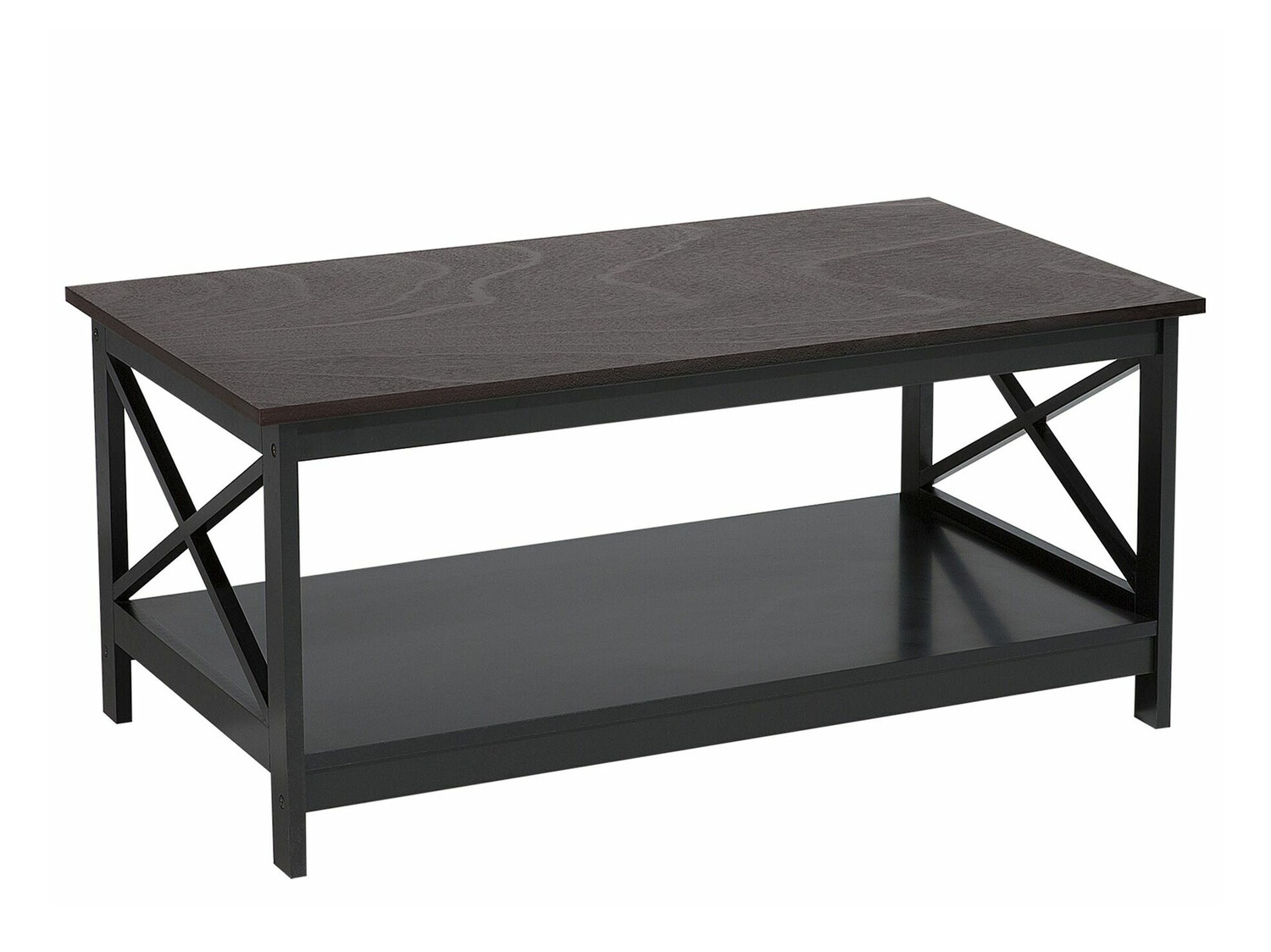 Žurnālu galdiņš Cateti 102 (Melns)