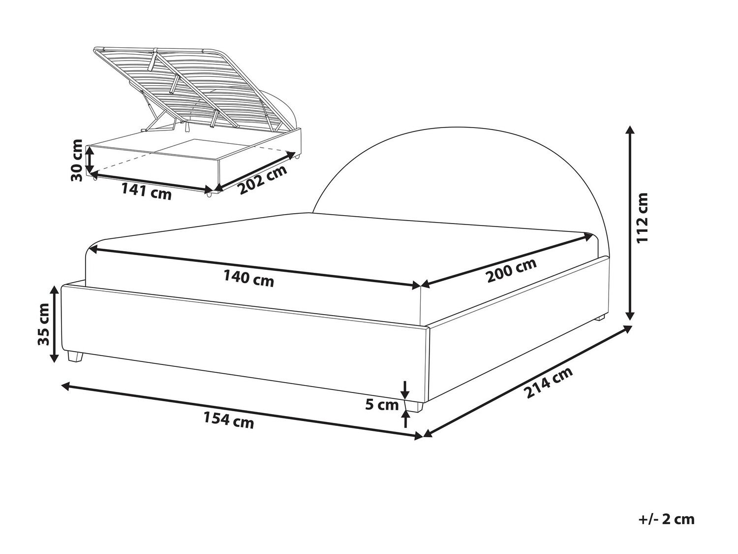 Кровать Berwyn 282 (Бежевый)