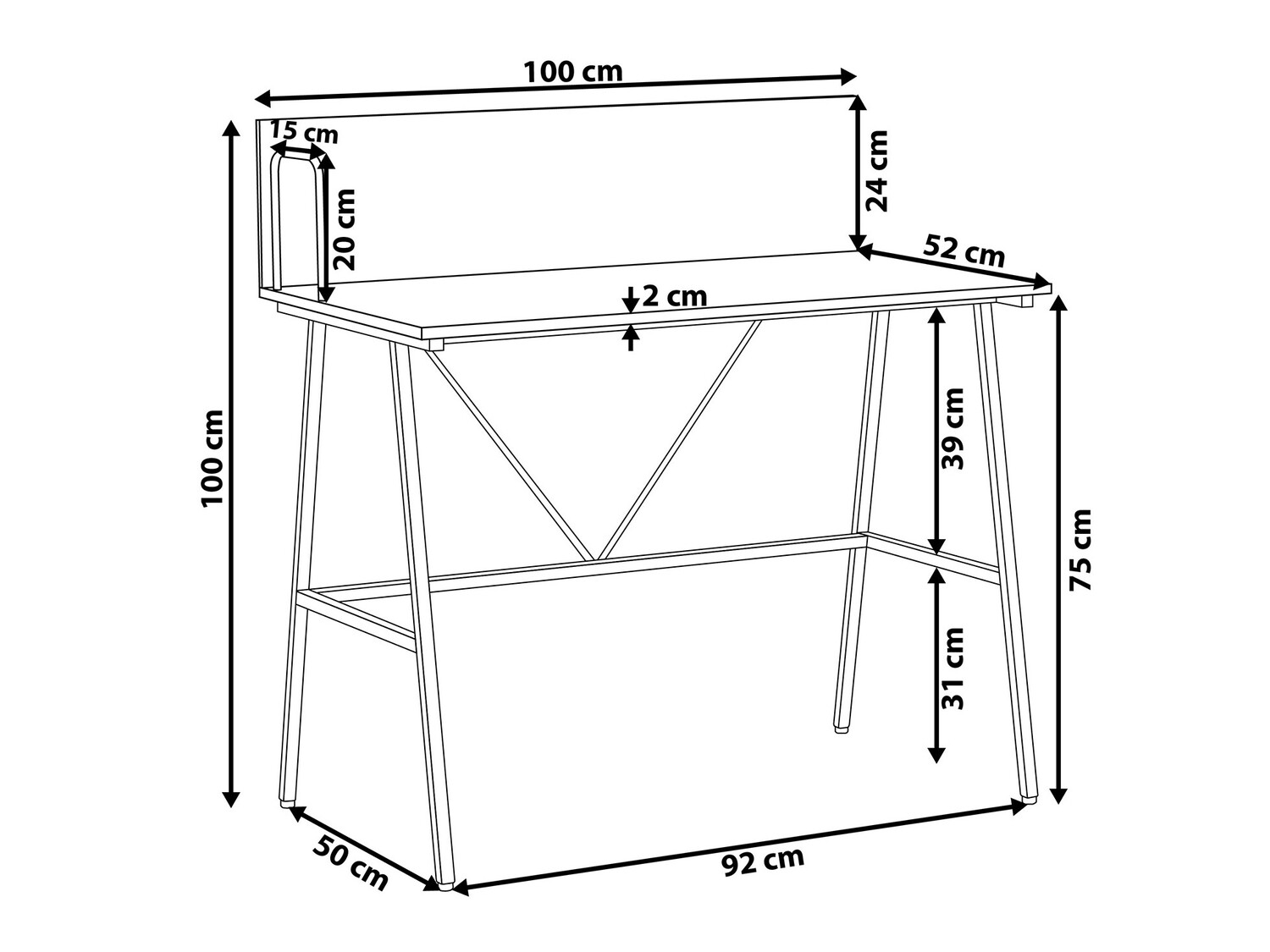 Письменный cтол Berwyn 273