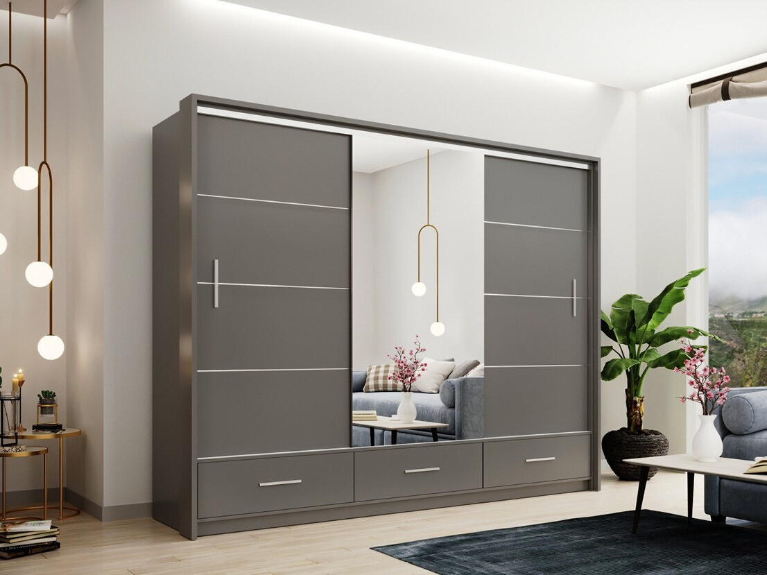 Skapis Honolulu 203 (Grafīts)