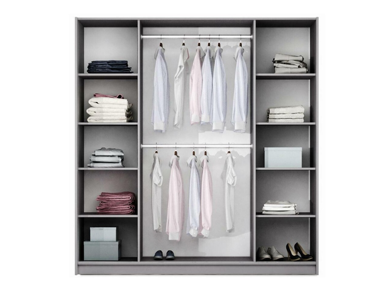 Skapis Honolulu 204 (Pelēks)