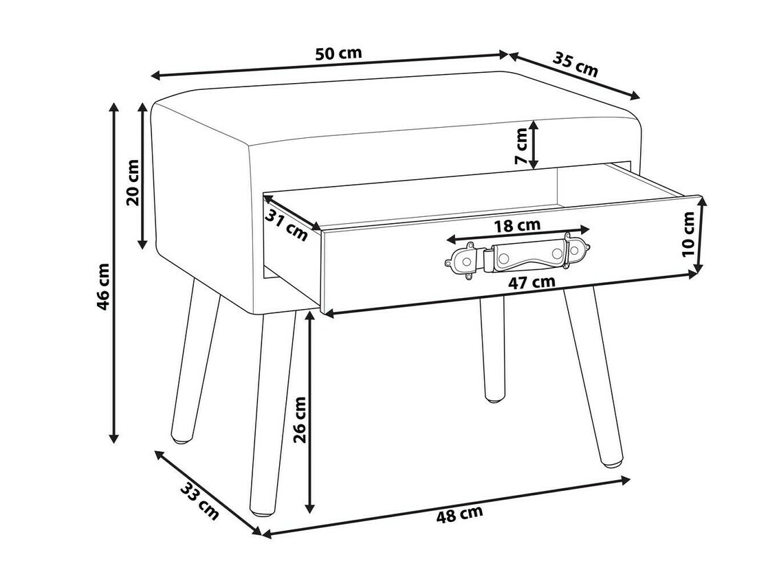 Naktsgaldiņš Berwyn 301 (Bēšs)
