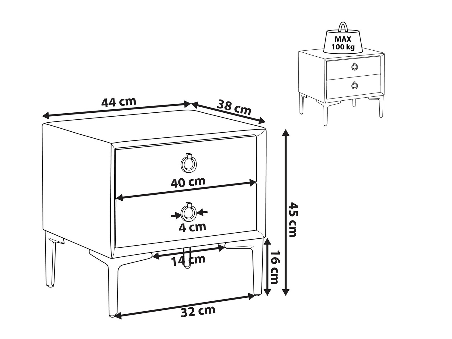 Naktsgaldiņš Berwyn 305 (Zils)