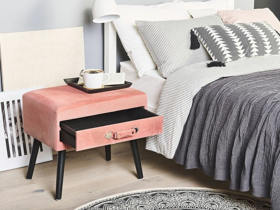 Прикроватная тумбочка Berwyn 301 (Розовый)