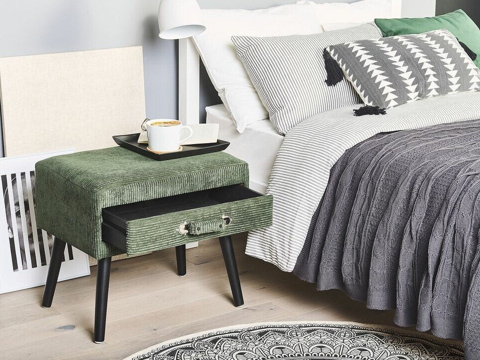 Прикроватная тумбочка Berwyn 301 (Зелёный)