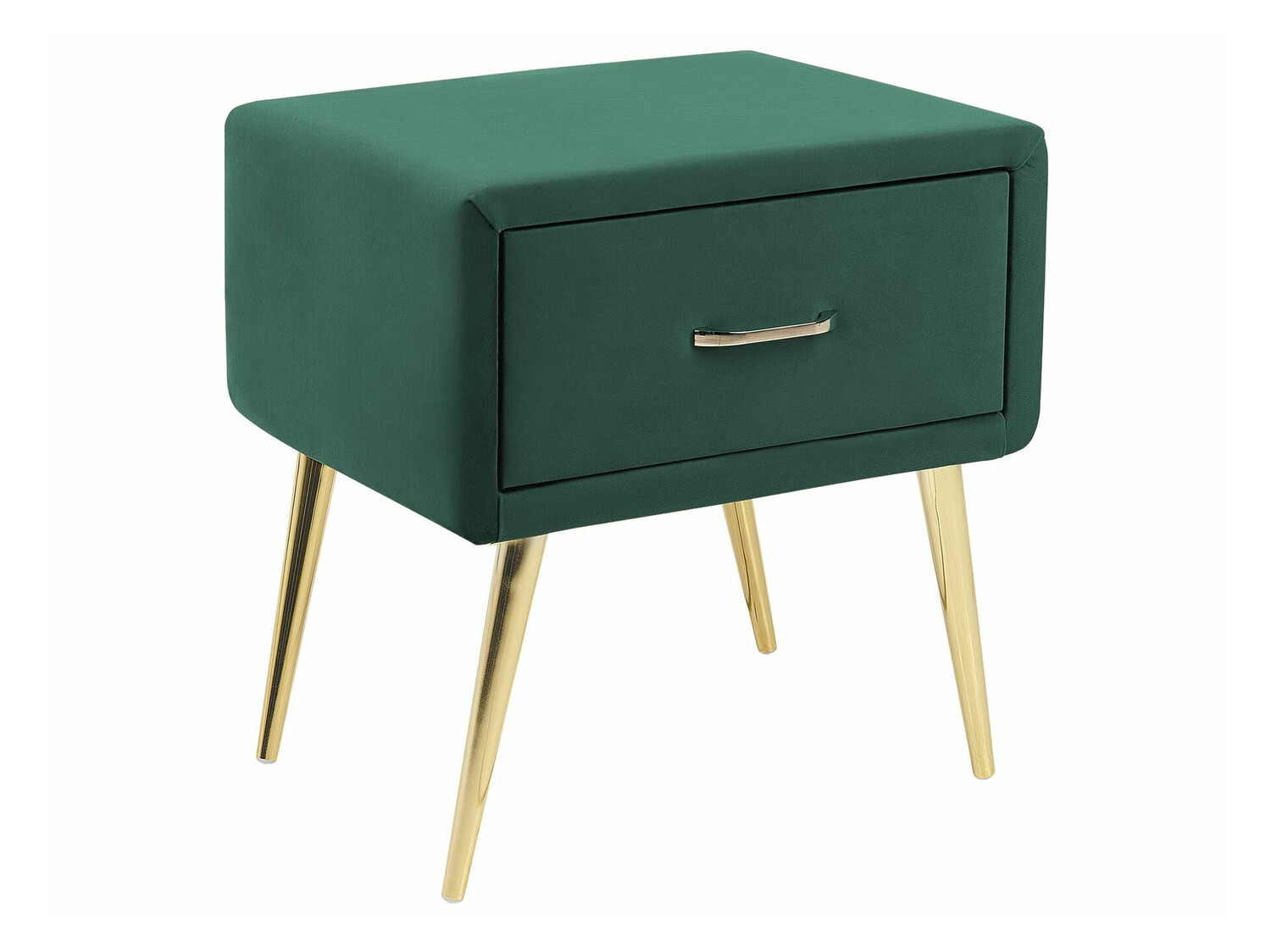 Прикроватная тумбочка Berwyn 325 (Зелёный + Золотой)