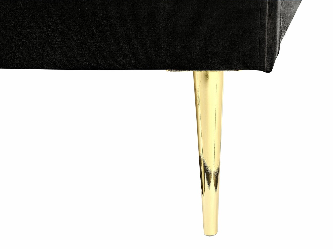 Кровать Berwyn 328 (Чёрный + Золотой)