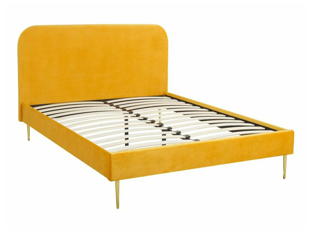Кровать Berwyn 328 (Желтый + Золотой)