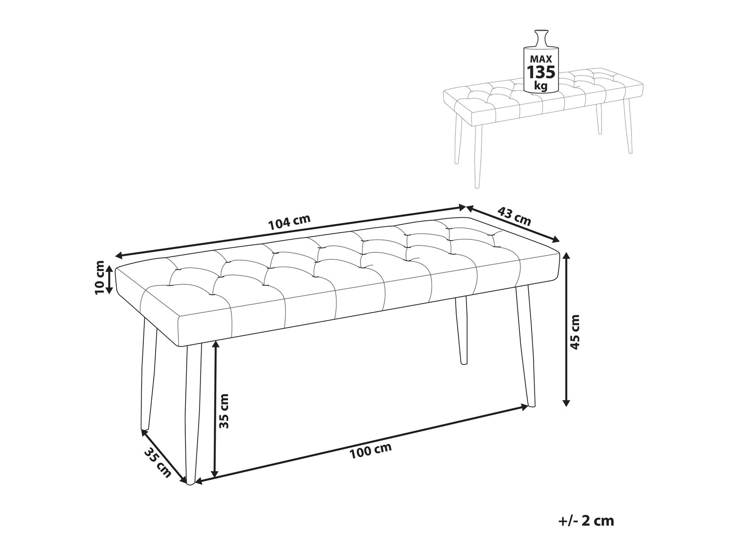 Mīkstais sols Berwyn 348 (Bēšs + Melns)