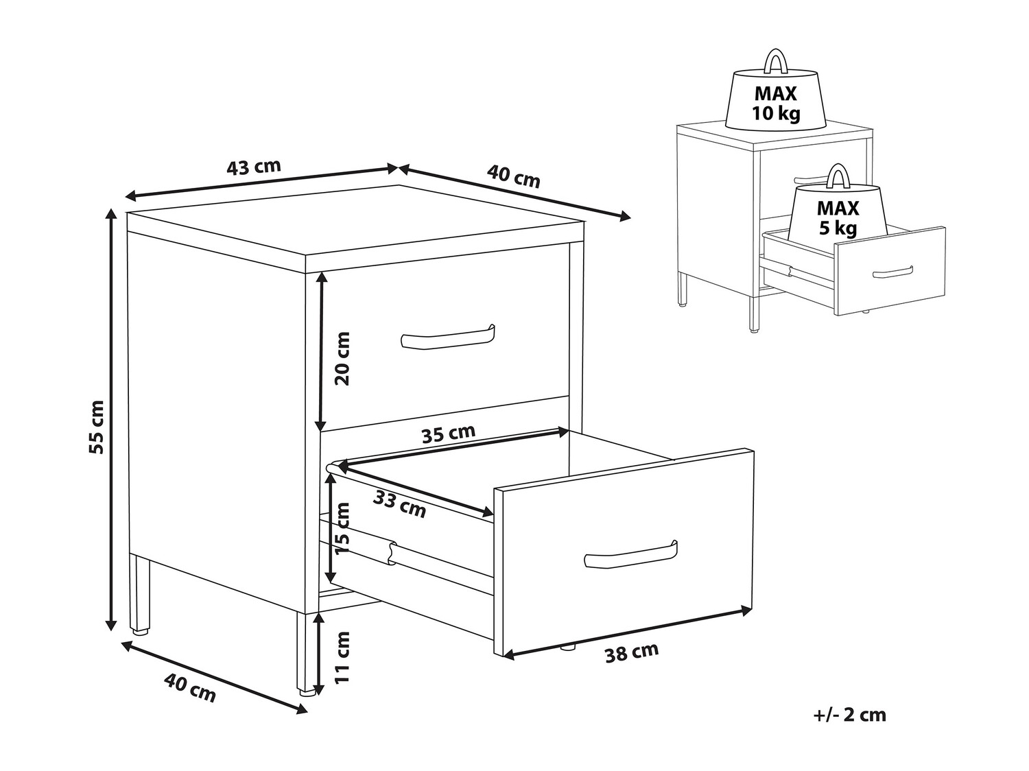 Naktsgaldiņš Berwyn 330 (Zaļš)