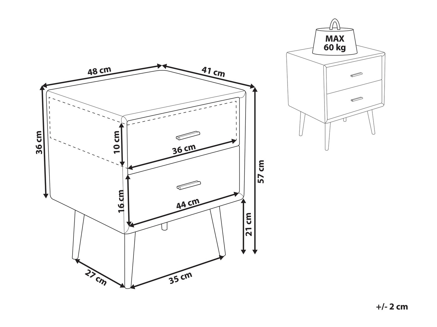 Naktsgaldiņš Berwyn 337 (Pelēks + Melns)