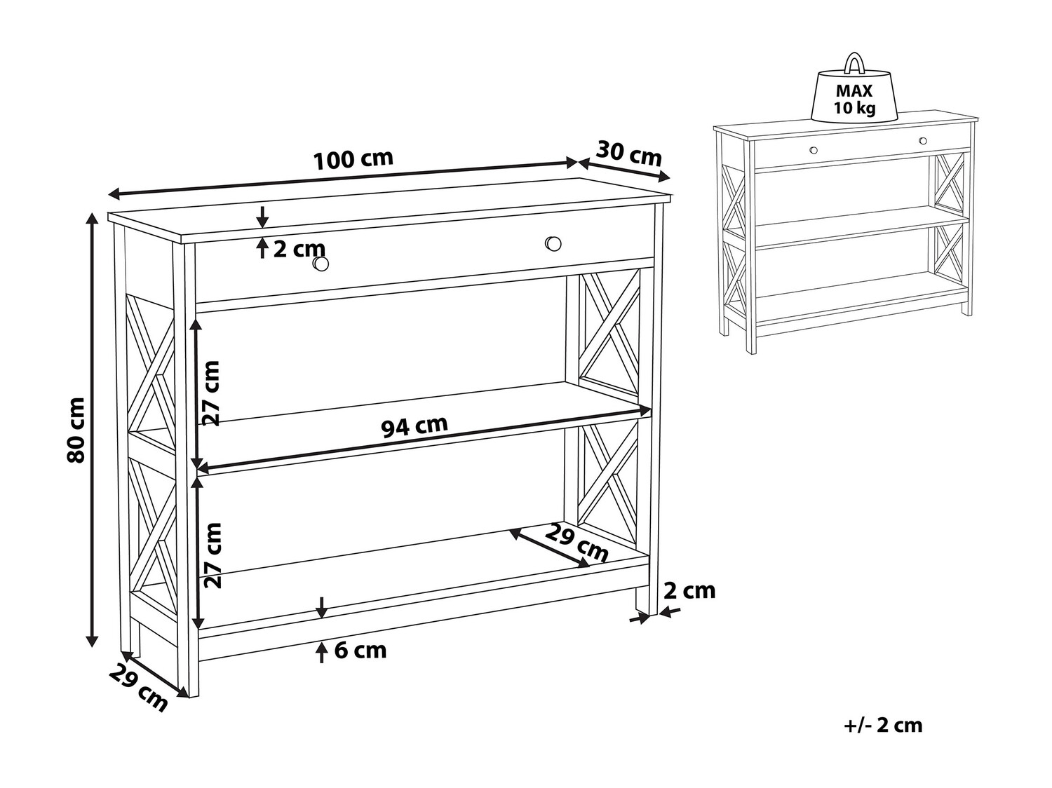 Konsole Berwyn 389 (Balts)