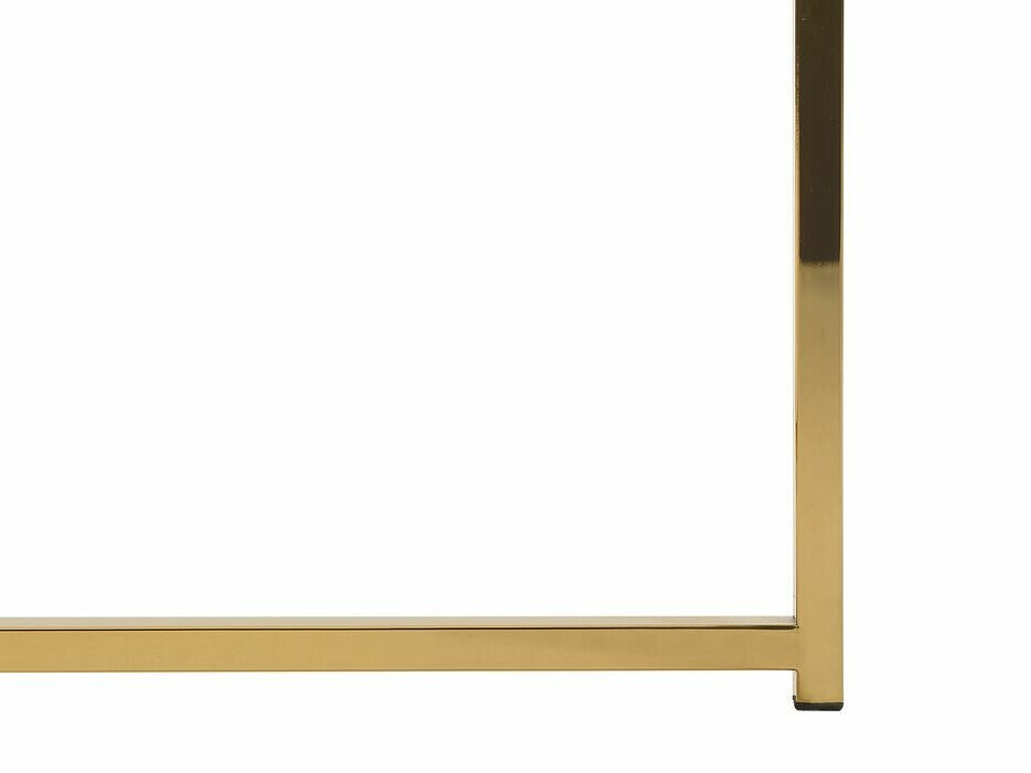 Žurnālu galdiņš Berwyn 392 (Balts marmors + Zelta)