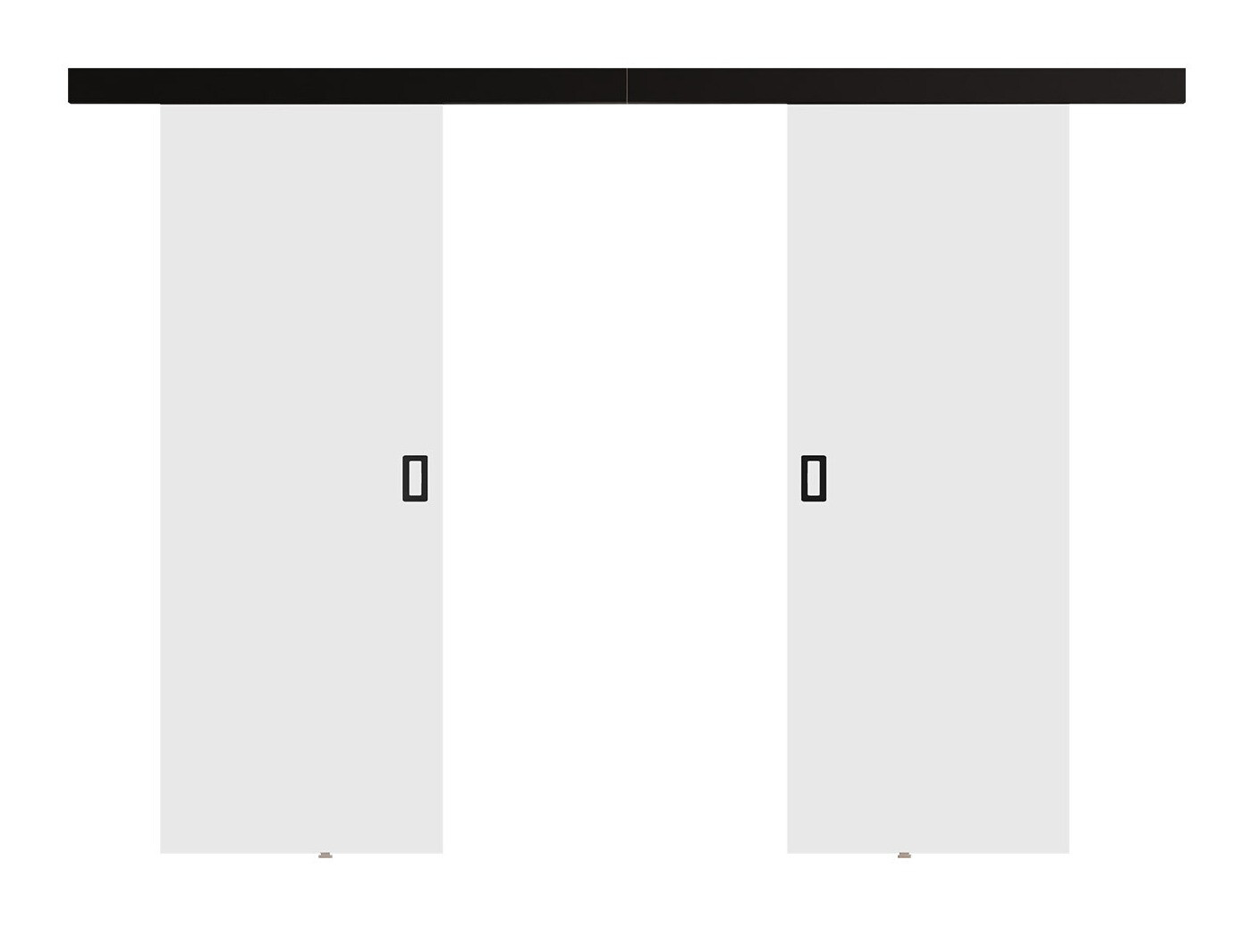 Bīdāmas durvis Dover 198 (Balts)