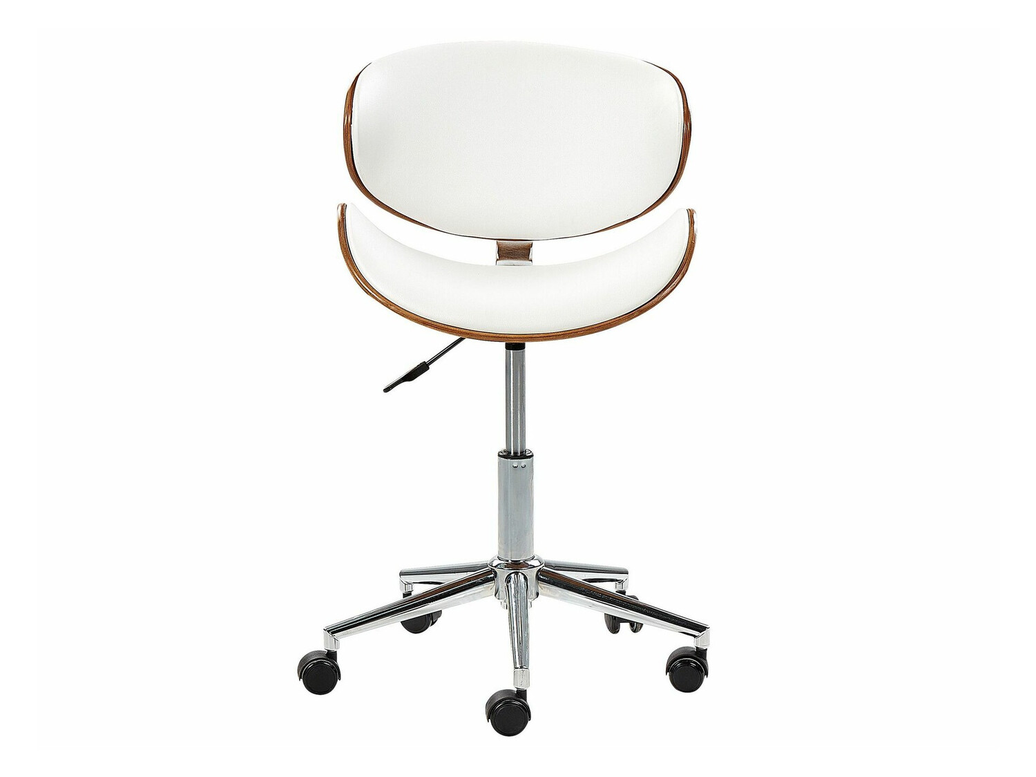 Biroja krēsls Berwyn 409 (Balts + Tumšs koks)