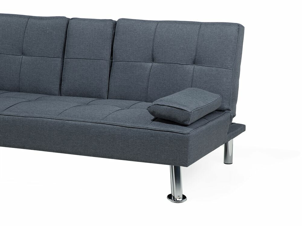 Dīvāns gulta Berwyn 417 (Tumši pelēks)