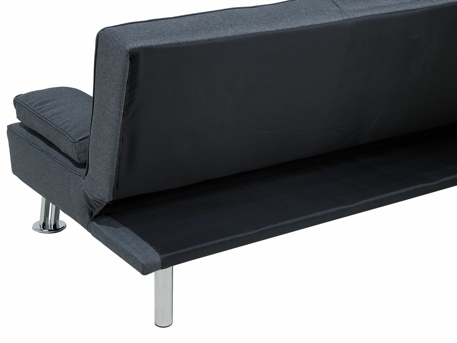 Dīvāns gulta Berwyn 417 (Tumši pelēks)