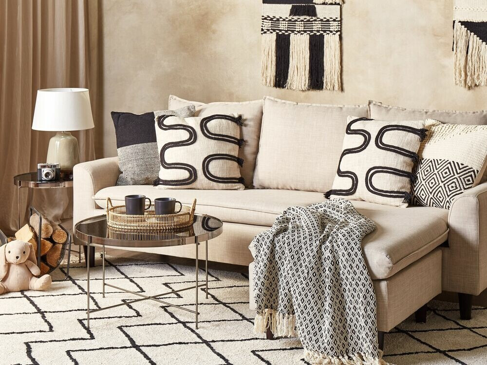 Кофейный столик Berwyn 400 (Чёрный + Серебряный)