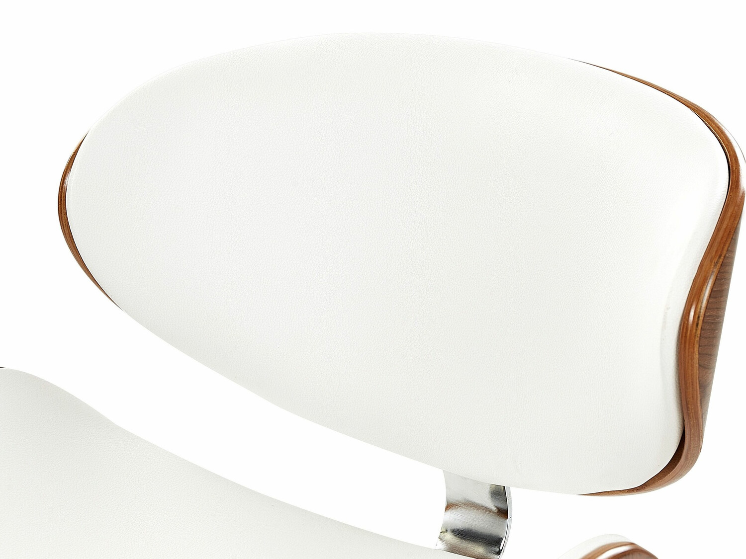 Офисный стул Berwyn 409 (Белый + Темное дерево)