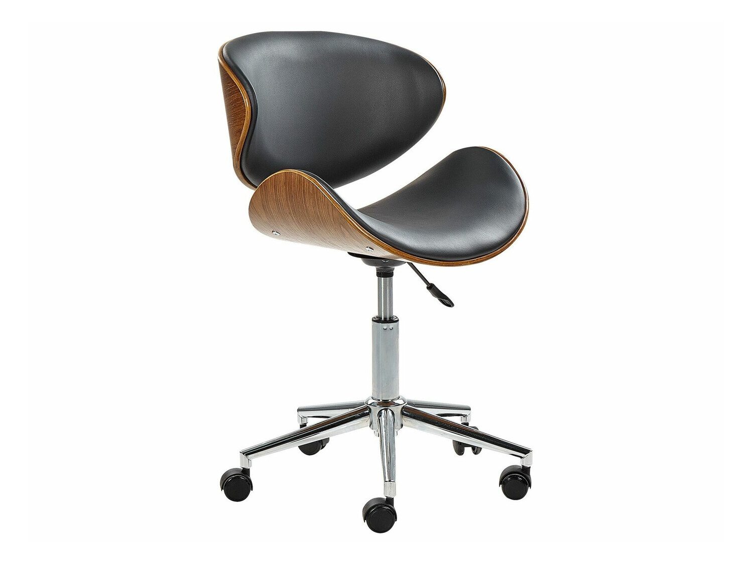 Офисный стул Berwyn 409 (Чёрный + Темное дерево)