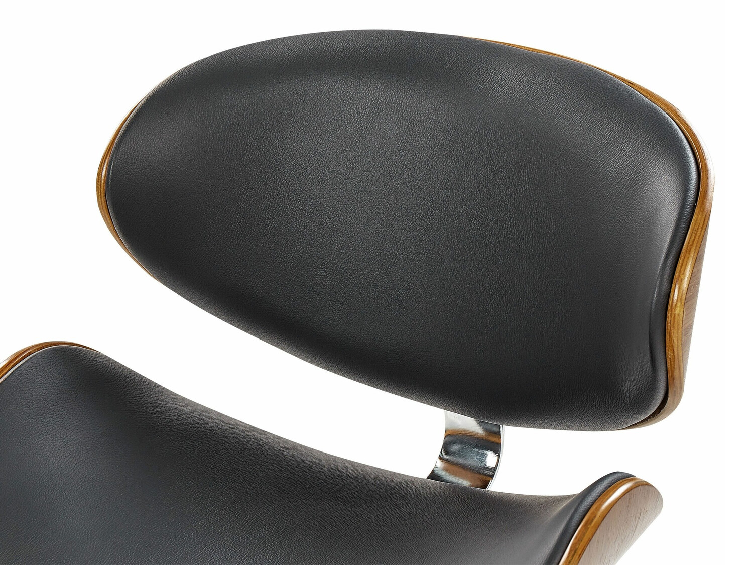 Офисный стул Berwyn 409 (Чёрный + Темное дерево)