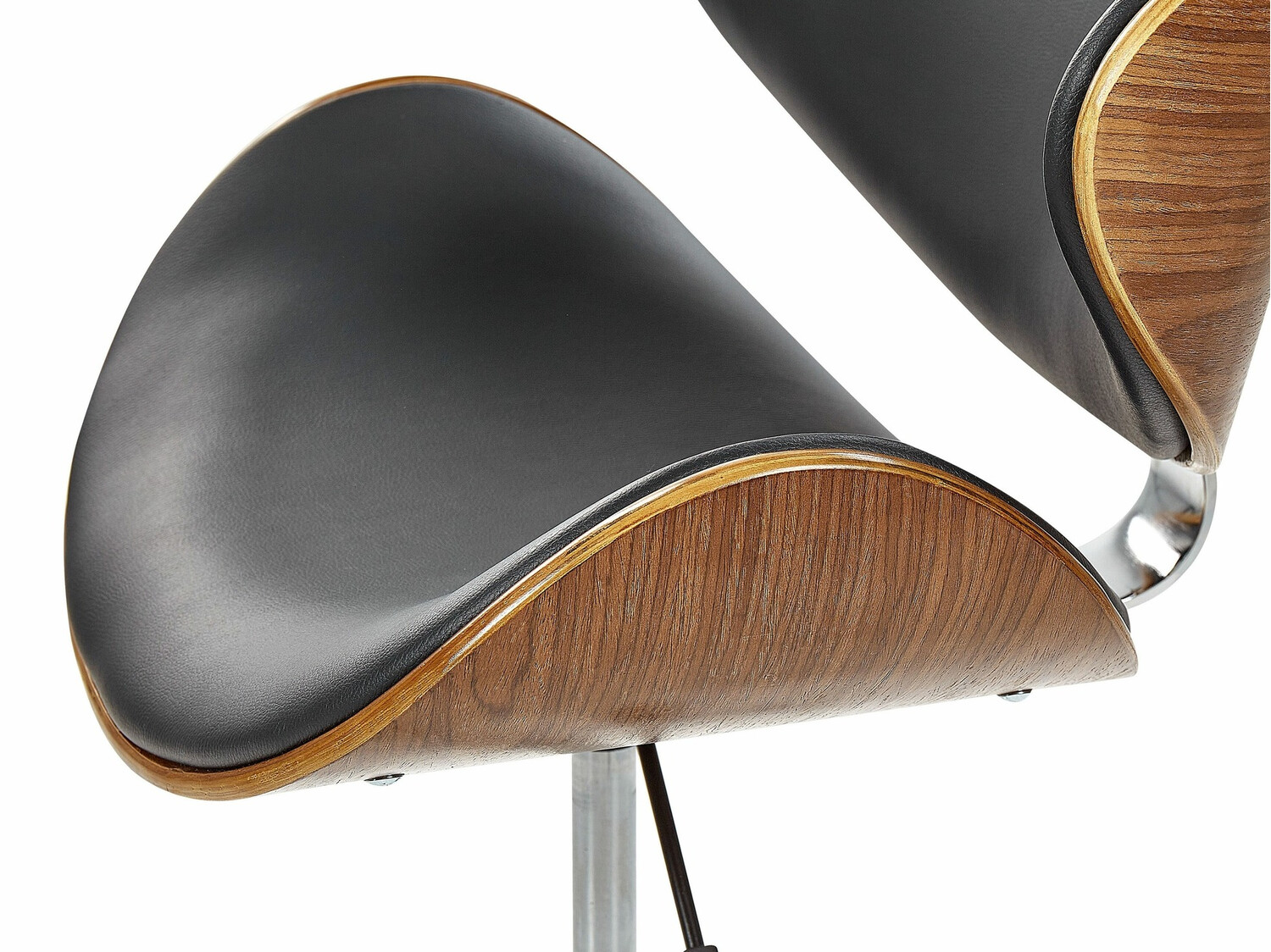 Офисный стул Berwyn 409 (Чёрный + Темное дерево)