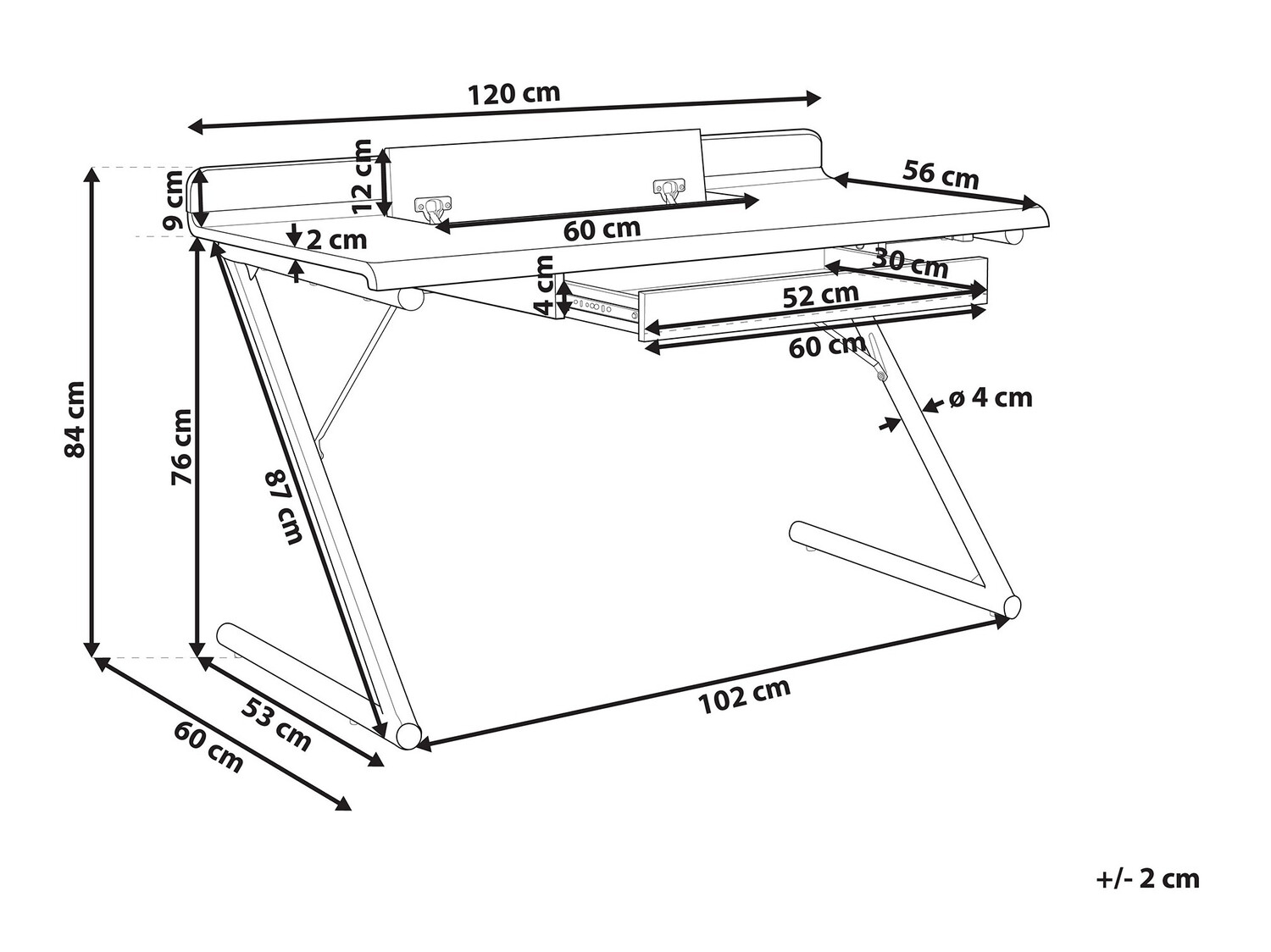 Письменный cтол Berwyn 415