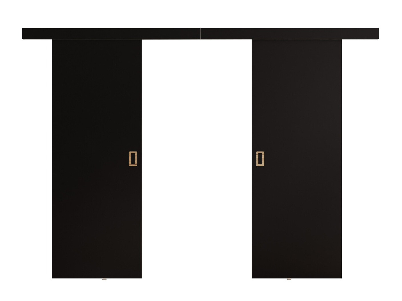 Bīdāmas durvis Dover 200 (Melns)