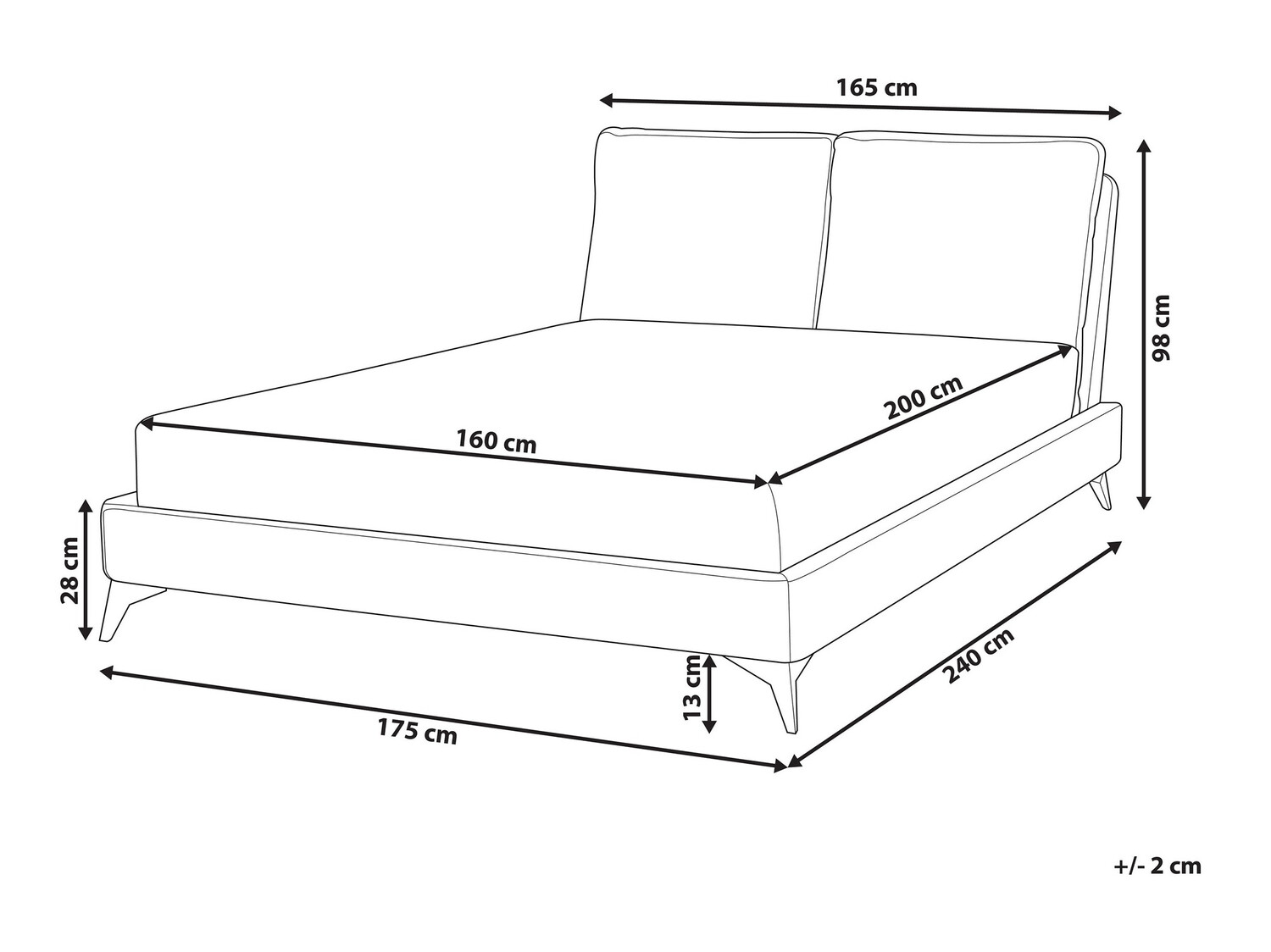 Кровать Berwyn 422 (Тёмно-серый)