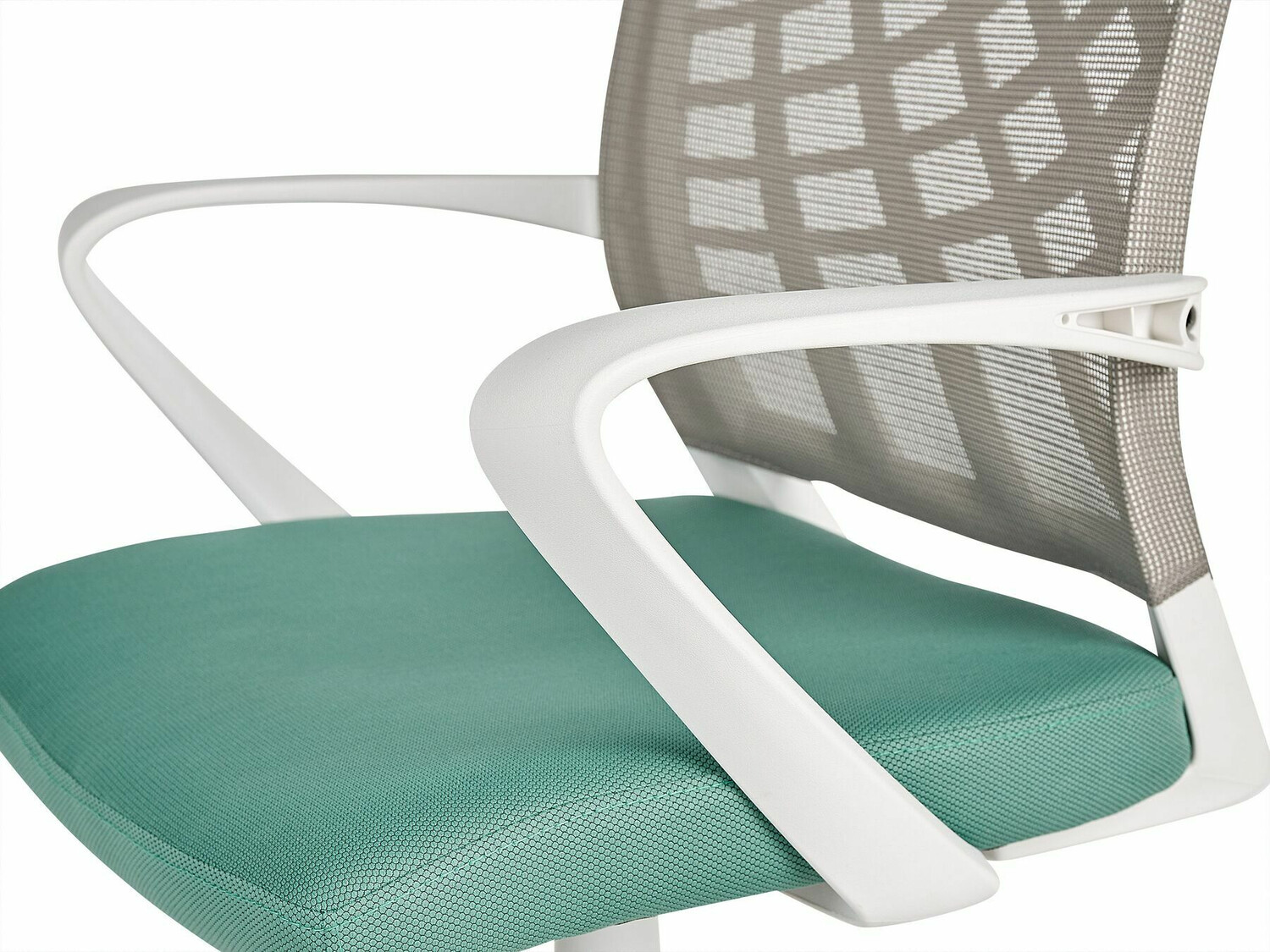 Офисный стул Berwyn 431 (Белый + Серый + Бирюзовый)