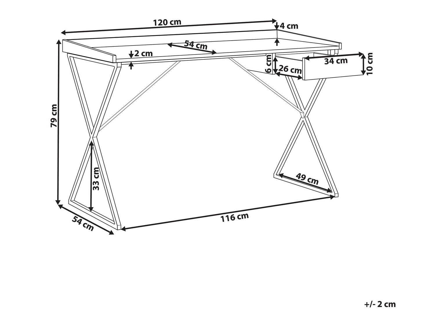 Письменный cтол Berwyn 428