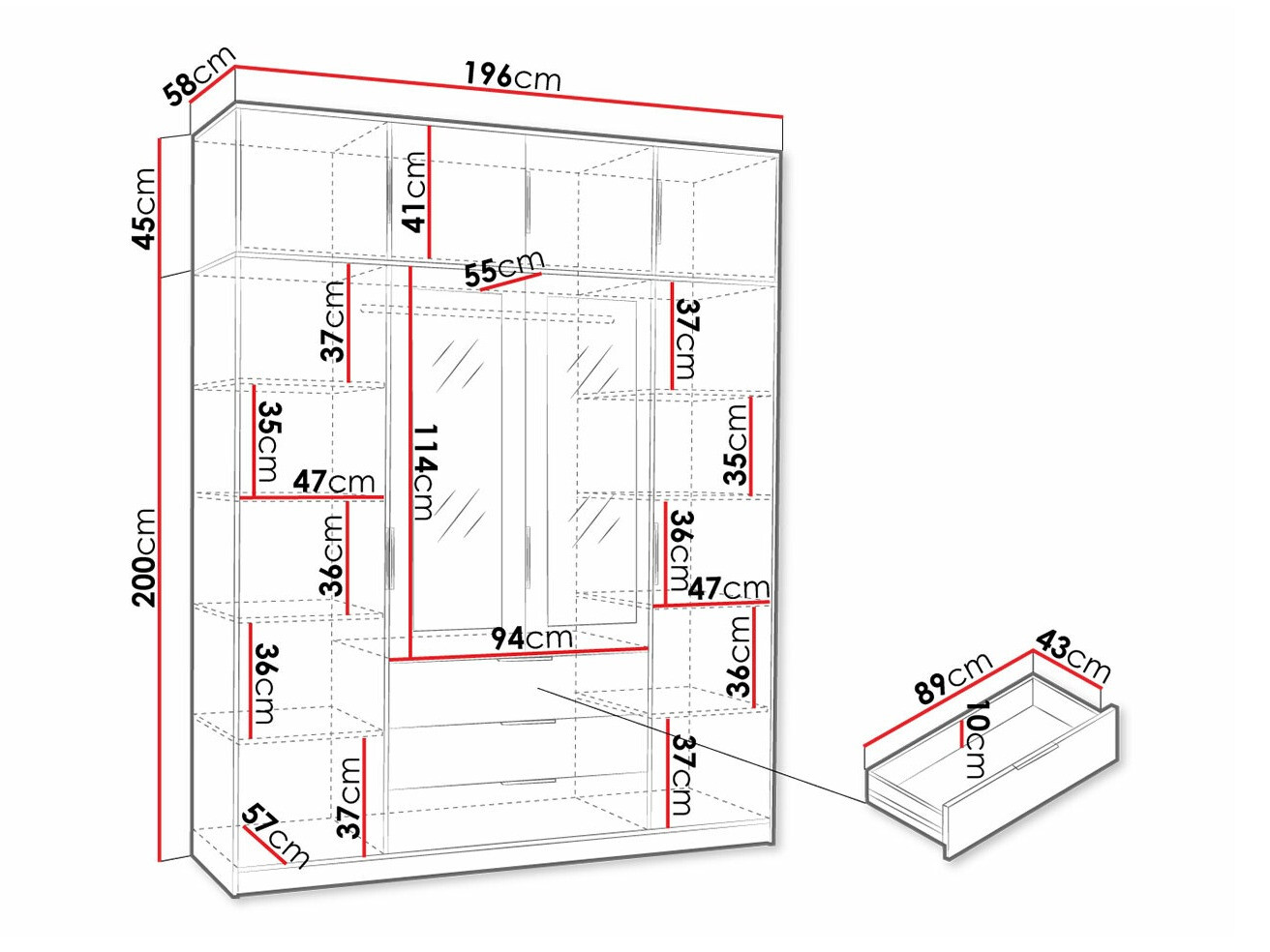 Шкаф Ophdome 107